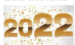 Acreditem!!! Teremos um grande 2022. Feliz Anos Novos!!!
