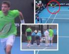 Jogadores de tênis do Australian Open correm para ajudar Ball Girl enquanto ela desmaia durante a partida