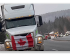 O Canadian Freedom Convoy 2022 é agora o comboio de caminhões mais longo já registrado, com 43 milhas de comprimento!