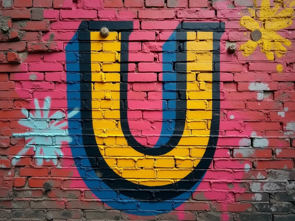 Grafite: Aprenda Fácil a Letra U + Estilos Criativos Grafite: Aprenda Fácil a Letra U + Estilos Criativos