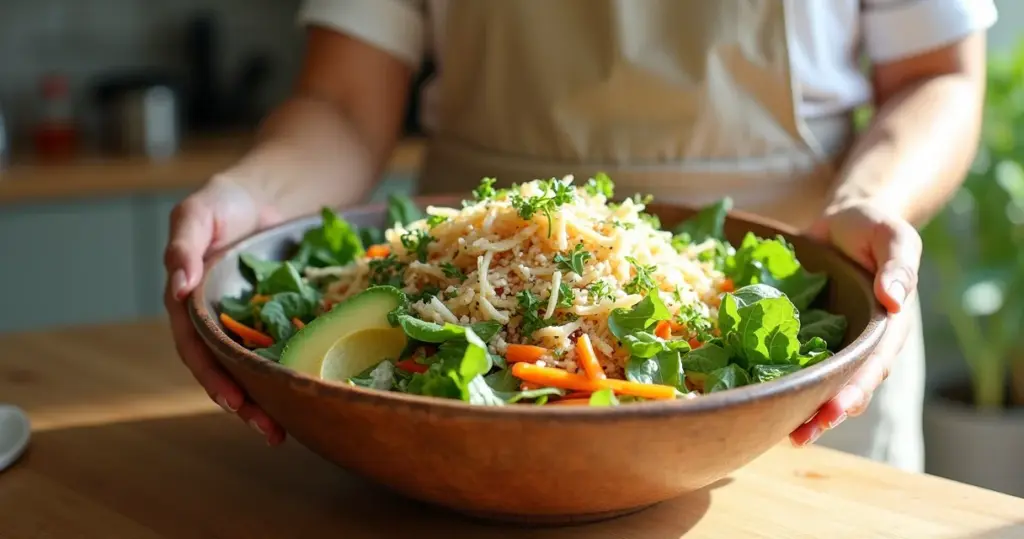 Salada que regula o intestino em 30 min: alimentos para a saúde do intestino