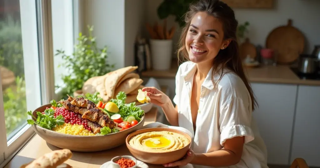 Comida árabe opções saudáveis: energia pura em 30 minutos
