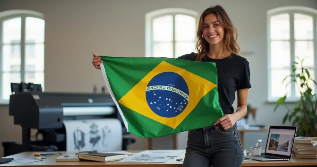 Como fazer bandeira personalizada: do design ao evento em 6 passos