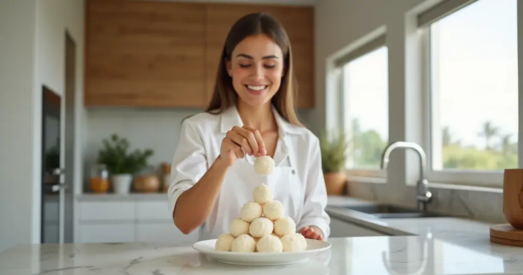 Como fazer beijinho de côco cremoso que derrete na boca em 30 min Como fazer beijinho de côco cremoso que derrete na boca em 30 min