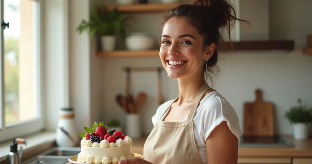 Como fazer bolo de aniversário simples que parece de confeitaria