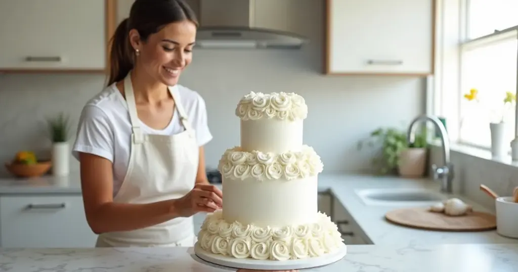 Como fazer bolo decorado chantilly que não derrete: técnica do chantininho Como fazer bolo decorado chantilly que não derrete: técnica do chantininho