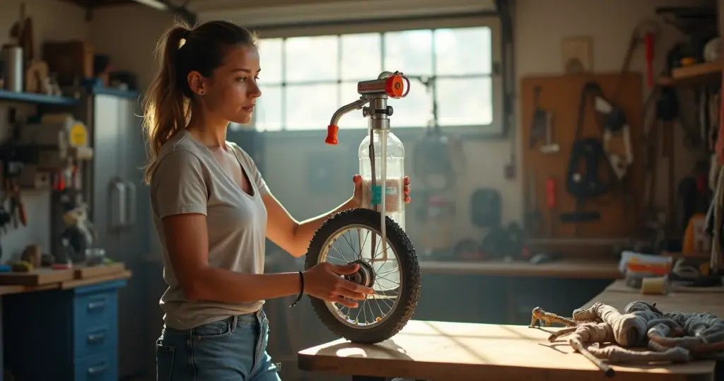 Como fazer bomba para encher pneu gastando menos de R$ 50 (passo a passo)