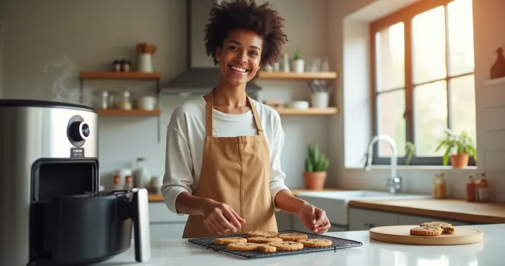 Como fazer cookie airfryer perfeito em 15 minutos (sem erro!)