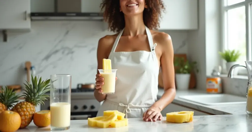 Como fazer de geladinho de abacaxi cremoso que derrete na boca Como fazer de geladinho de abacaxi cremoso que derrete na boca