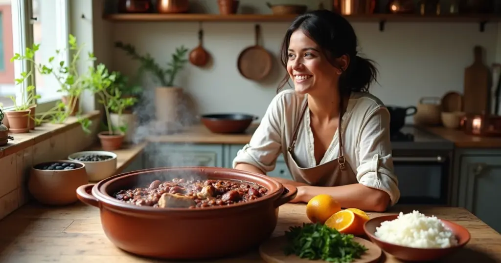 Como fazer feijoada de feijão preto com caldo perfeito e carnes macias Como fazer feijoada de feijão preto com caldo perfeito e carnes macias