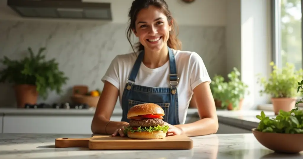 Como fazer massa hambúrguer vegano ponto: firme e suculenta em 40min