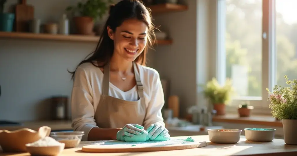 Como fazer massinha caseira sem grudar na mão: o ponto perfeito existe