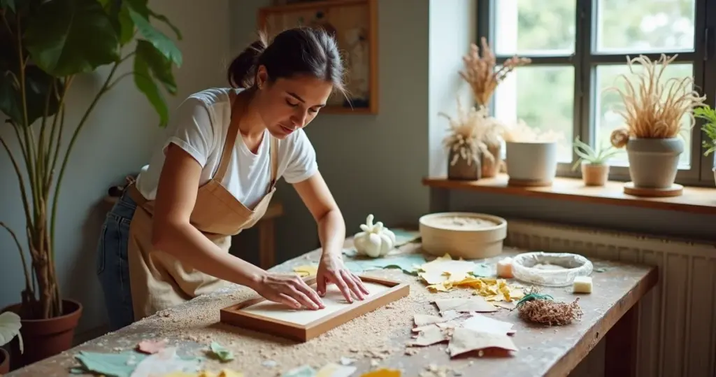 Como fazer papel reciclável e transformar lixo em arte sem gastar quase nada