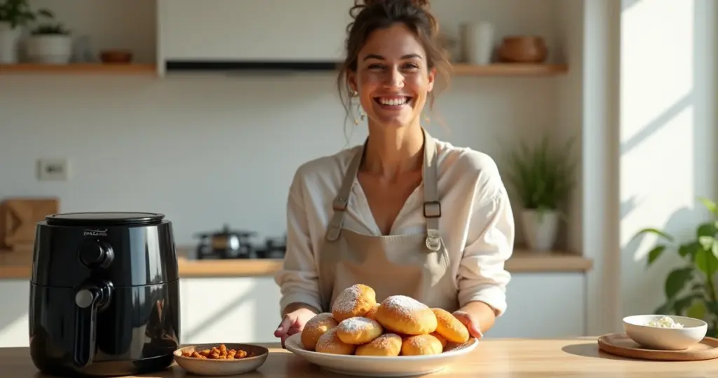 Como fazer pastel doce airfryer crocante em 10 minutos (sem bagunça!)