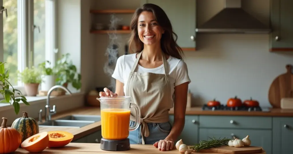 Como fazer sopa abóbora liquidificador cremosa em 30 minutos