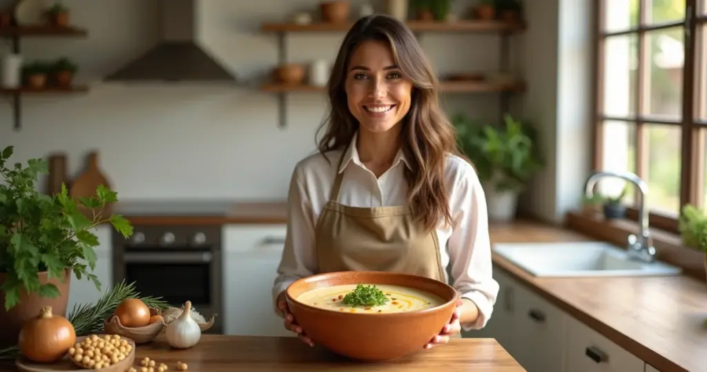 Como fazer sopa de grão de bico cremosa em 40 minutos (sem segredos) Como fazer sopa de grão de bico cremosa em 40 minutos (sem segredos)
