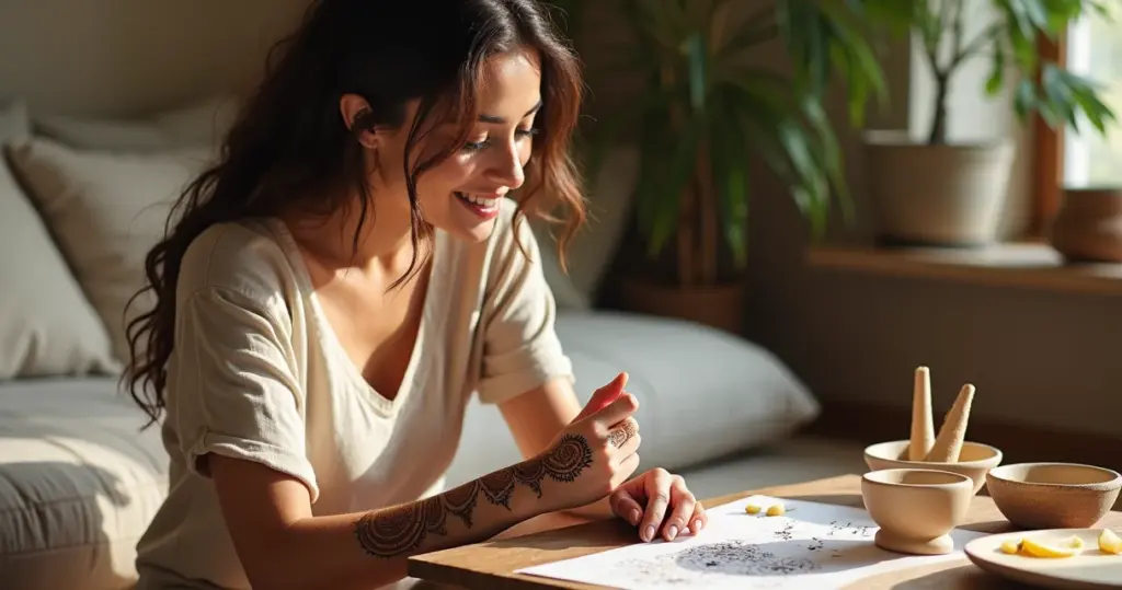 Como fazer tatuagem com henna: passo a passo fácil para arte temporária em casa