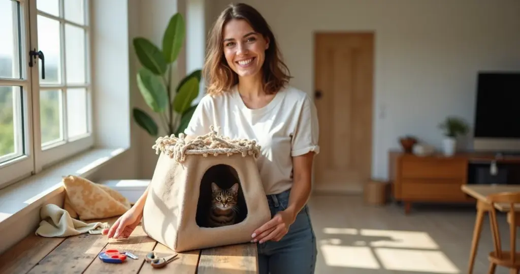 Como fazer toca para gato com o que tem em casa (e economizar R$280)