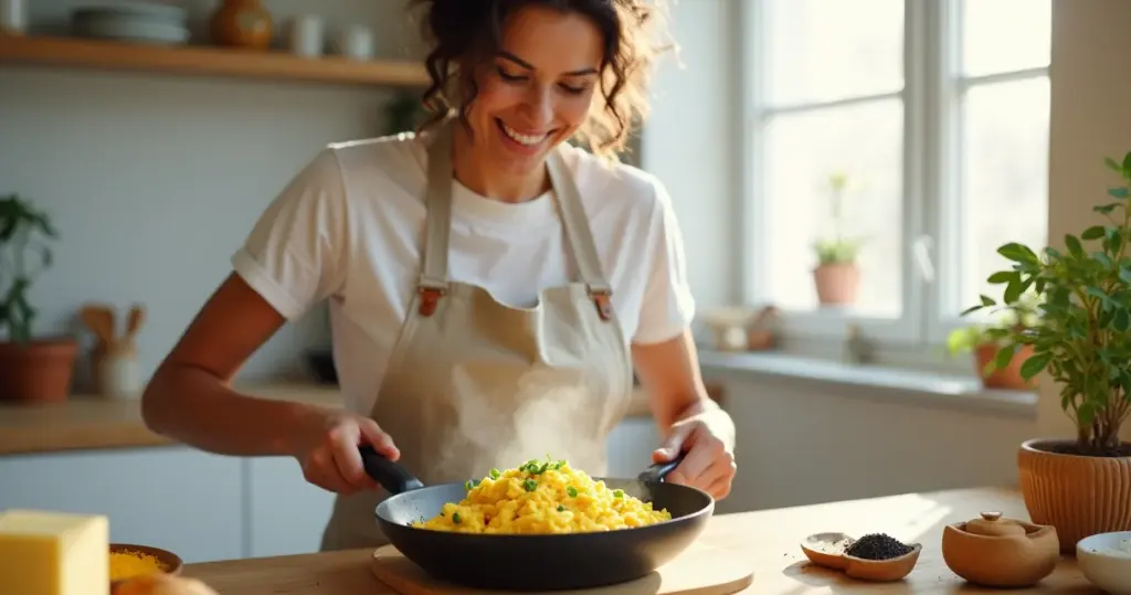 Como fazer tofu mexido que parece ovo de verdade em 5 minutos