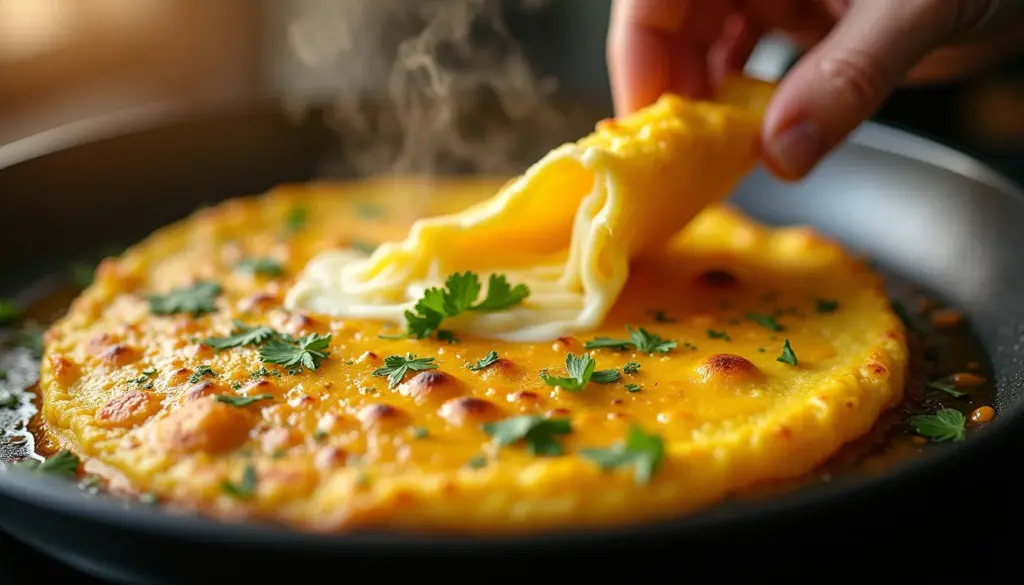 Como fazer um omelete fofinho em 5 minutos (sem grudar)