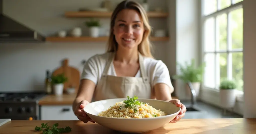 Como fazer um risoto de frango gostoso que impressiona em 3 passos simples