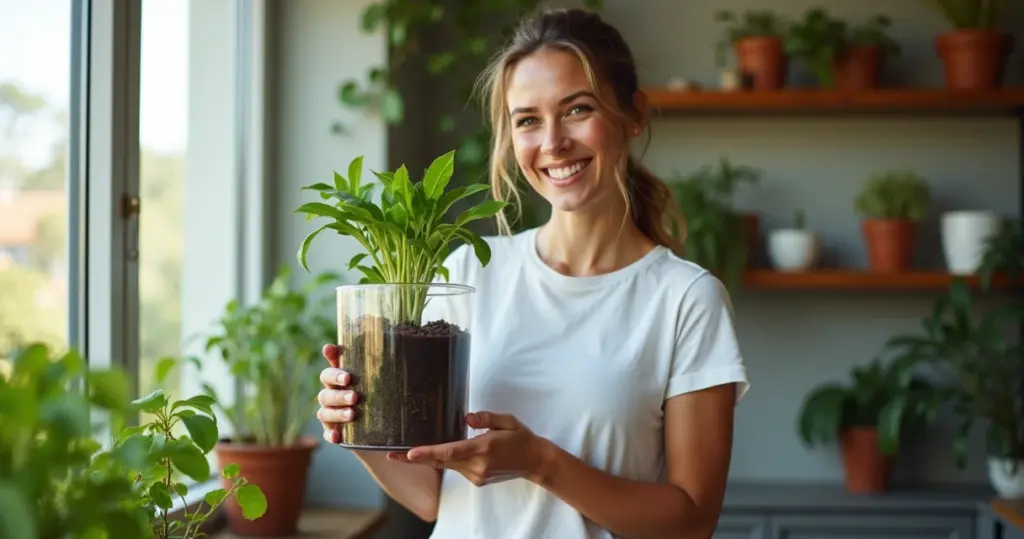 Como fazer vaso auto irrigável que rega sozinho por 10 dias