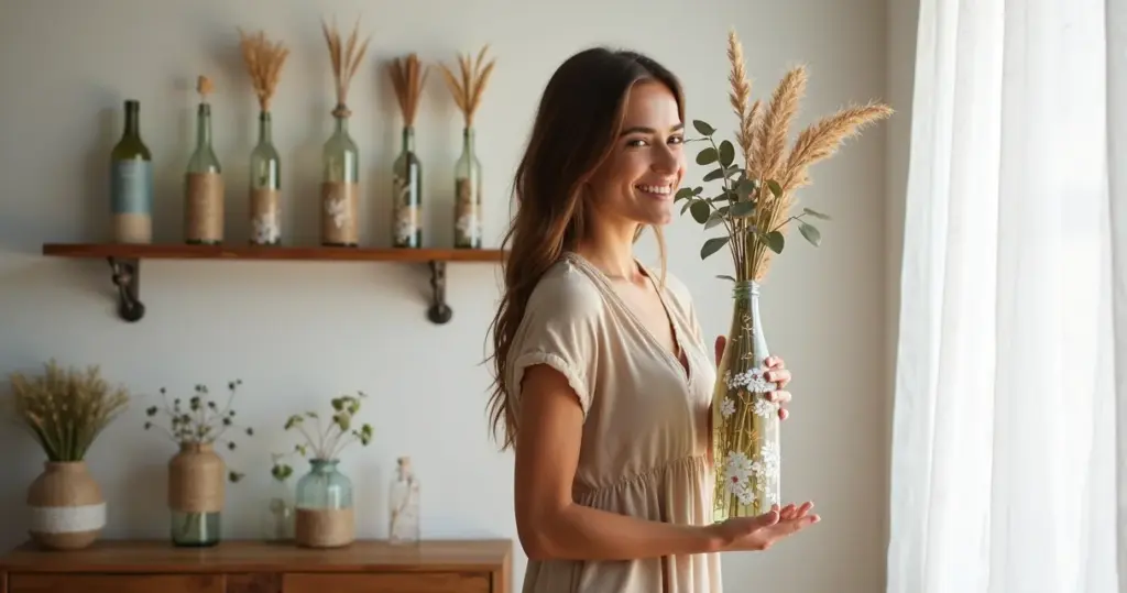 12 Ideias de Decoração com Garrafas Decoradas que Custam Menos de R$50 12 Ideias de Decoração com Garrafas Decoradas que Custam Menos de R$50