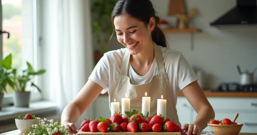 6 Ideias de Decoração com Morangos que Impressionam Gastando Pouco