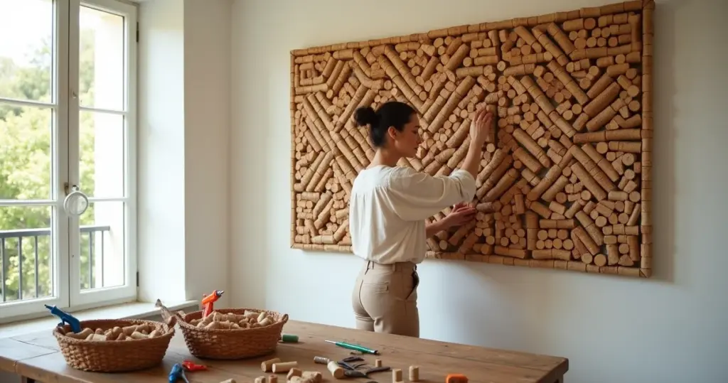 72 Ideias de Decoração com Rolhas de Vinho: Transforme Lixo em Luxo