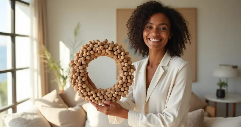 23 Ideias de Decoração com Rolhas de Vinho Branco que Transformam Lixo em Luxo