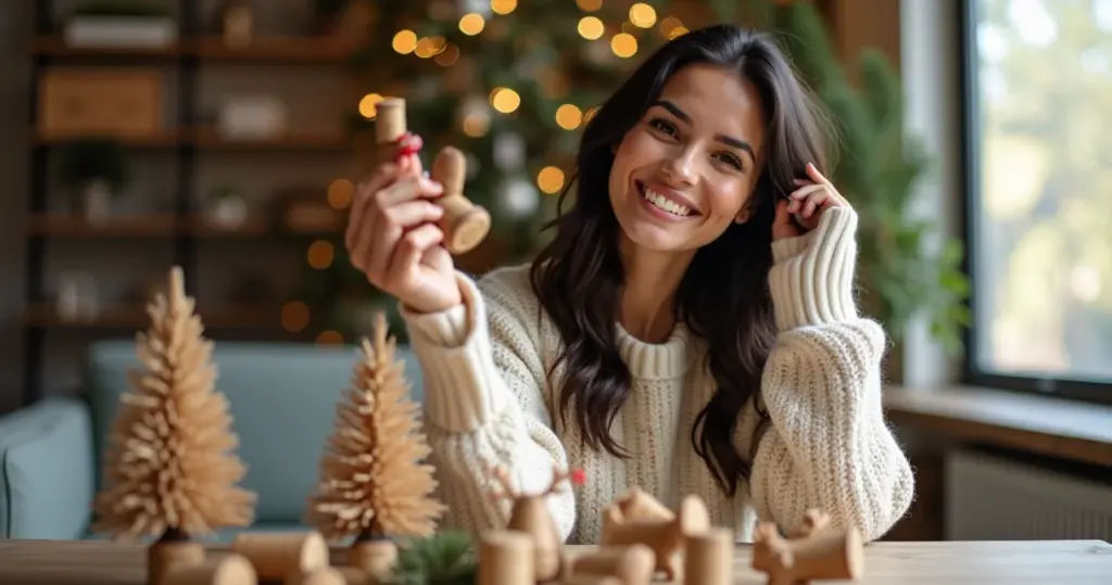 21 Ideias de Decoração com Rolhas para Natal: Barato, Sustentável e Cheio de Personalidade