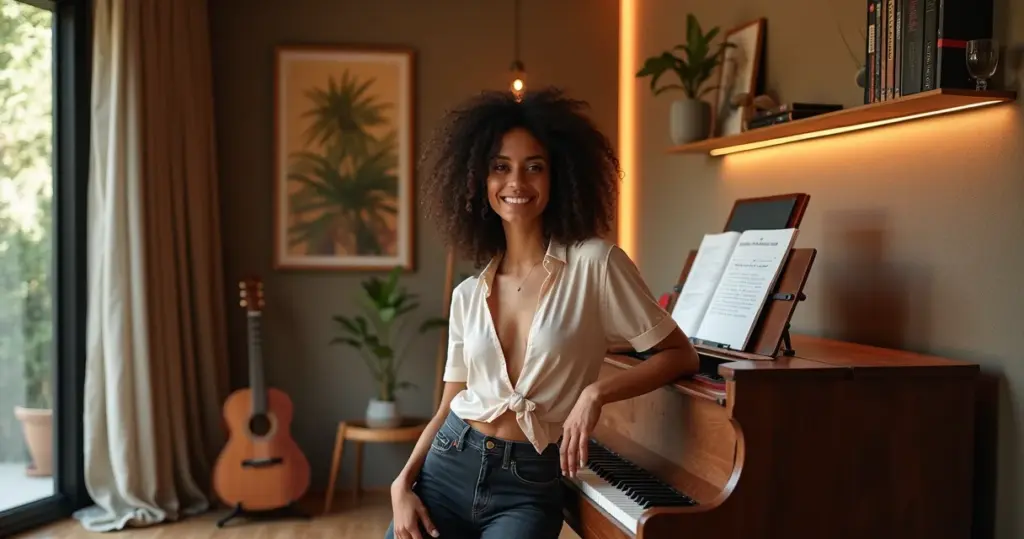 27 Ideias de Decoração de Sala de Música que Vão Transformar Seu Cantinho 27 Ideias de Decoração de Sala de Música que Vão Transformar Seu Cantinho