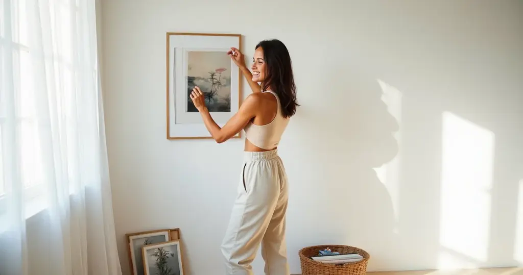 Decorar sem furar: transforme sua parede em galeria sem danificar nada