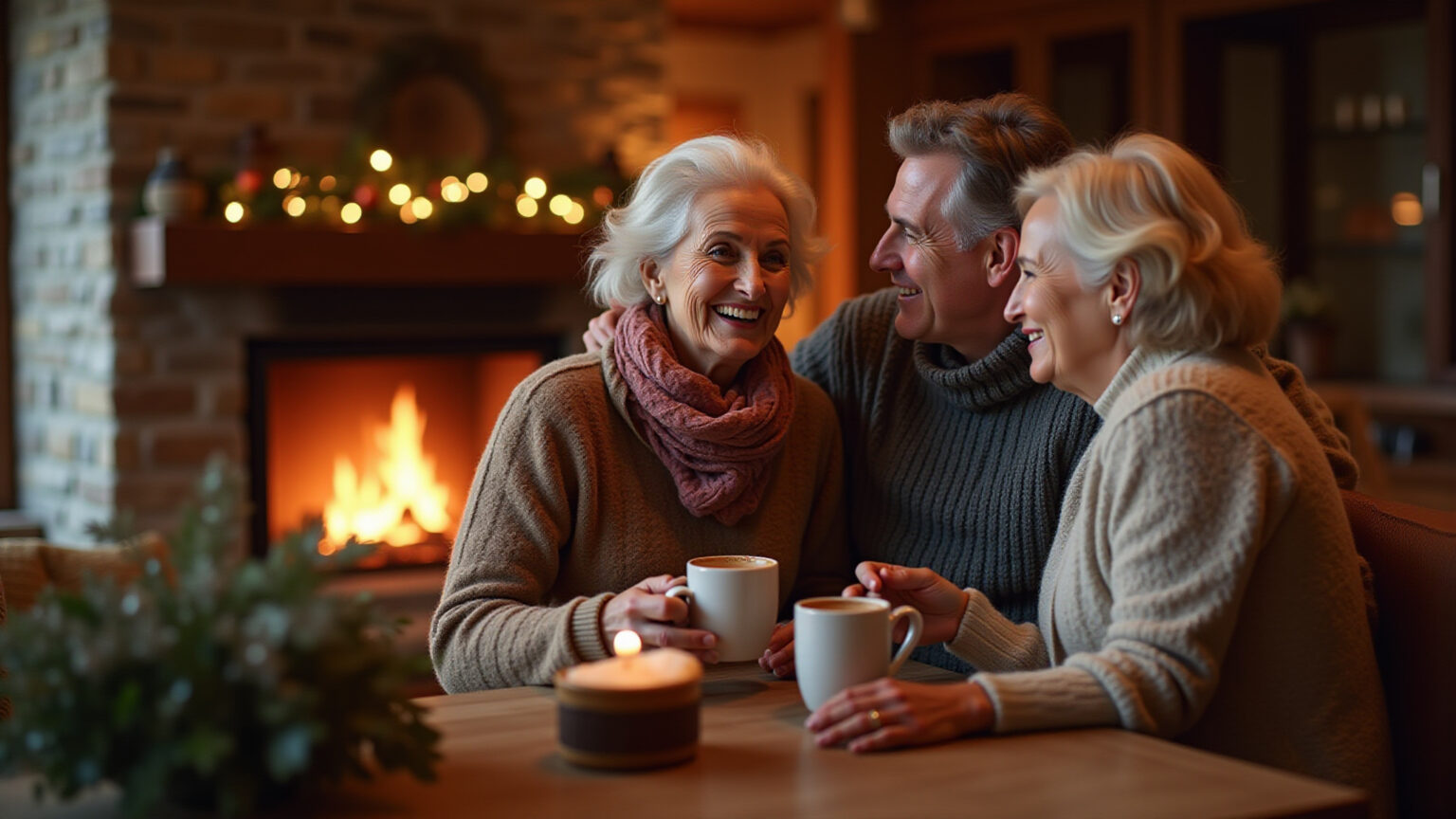 Dicas para aproveitar destinos de inverno com conforto Casal aproveitando cabana aconchegante em Gramado no inverno.