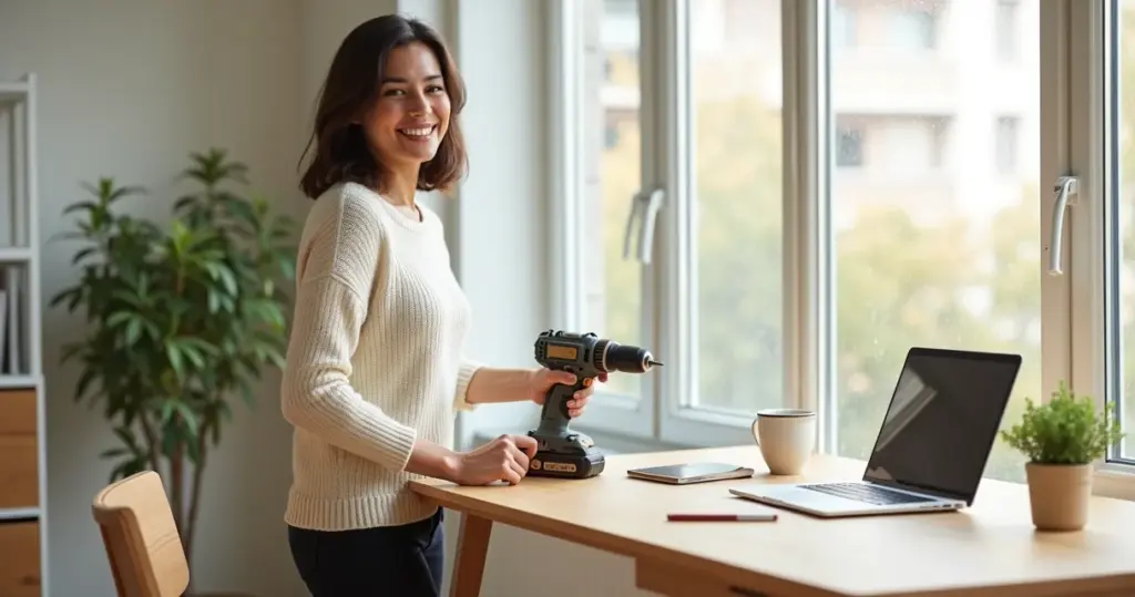 Mesa de escritório como fazer: passo a passo que economiza até R$ 500