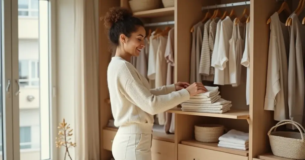 Organizar guarda-roupa: do caos à paz mental em 5 passos simples
